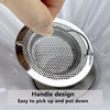 Cross-Border New Style Sink Perforated Filter with Handle Kitchen Sink Filter Mesh Sewer Sink Filter