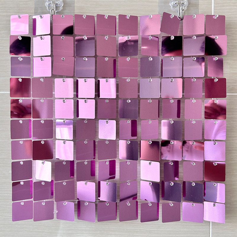 跨境炫彩风动板亮片生日派对年终活动户外婚庆舞台装饰布置背景