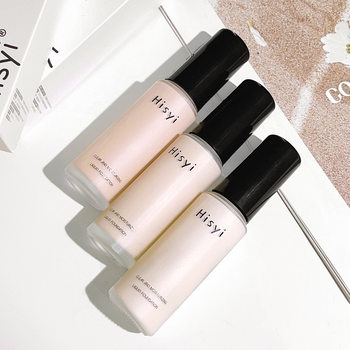 HISYI Clear and Moisturizing Foundation Liquid Not Sticking Powder Naturally Brightens Skin Color Lightweight Makeup Isolation BB Cream Makeup Front Milk