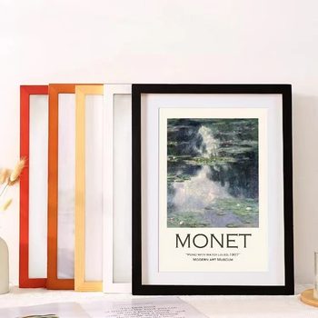 Wooden photo frame 6 inch 7 inch table photo frame A4 photo frame 8 open 4 open framed wall frame children's photo frame