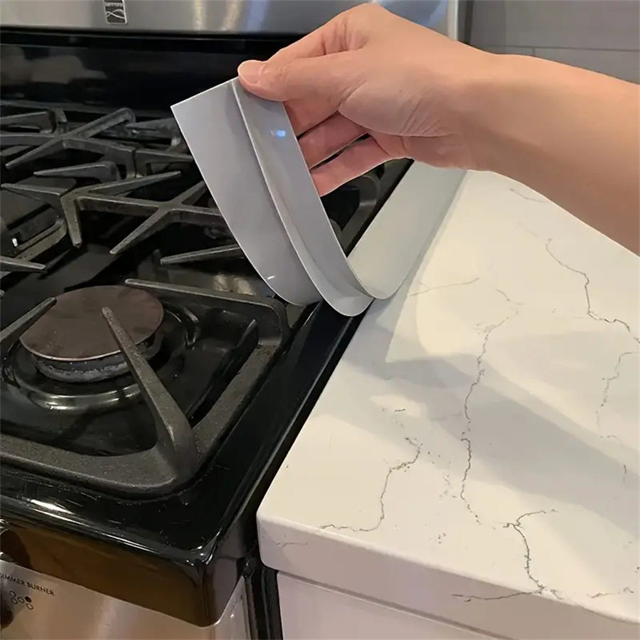 Cross-Border Kitchen Countertop Gap Silicone Stove Countertop Gap Oil-Proof Sticker