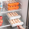 Egg Storage Box Drawer-Type Refrigerator Food-Grade Egg Rack Holder Special Household Crisper Kitchen Organization Artifact