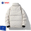 NASA Joint name 2023 Winter new stand collar down jacket men's loose all-match youth fashion brand casual jacket