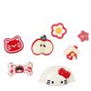 Cute Red Series Cat Dumpling Accessories DIY Hair Accessories Mobile Phone Case Clogs Matchinging Accessories Accessories Wholesale