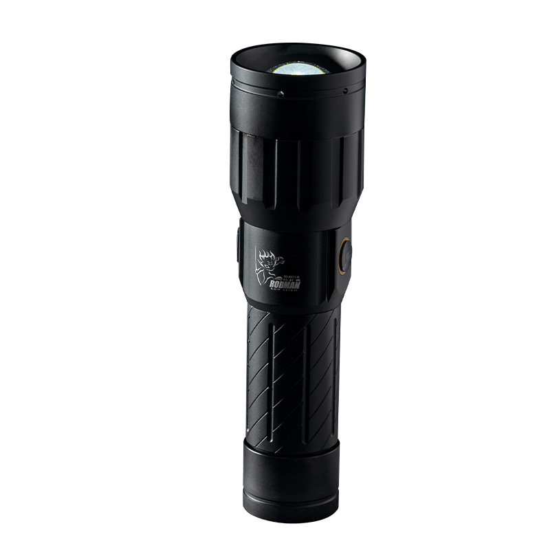 RDM laser flashlight strong light super bright telescopic zoom long-range long life convenient outdoor flashlight Type-C