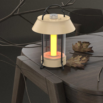 Cross-Border Led Tent Light Outdoor Camping Portable Handheld Lantern USB Rechargeable Camping Light Dimmable