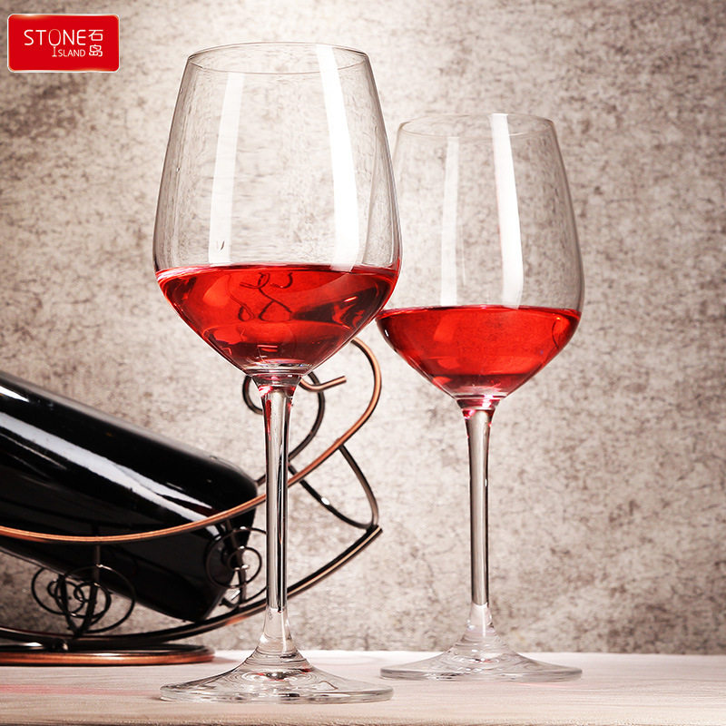 Shidao Crystal Glass Red Wine Glass Set Household Crystal Glass Goblet Red Wine Glass Creative Wine Glass