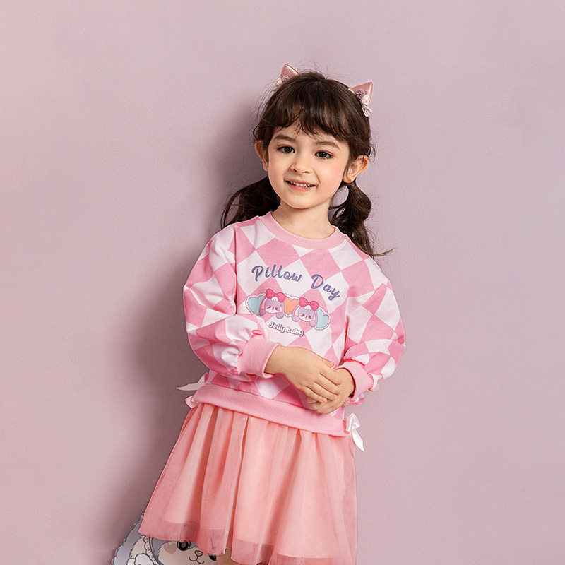 Kids' New Autumn & Winter Stylish Fleece-Lined Thickened Dress