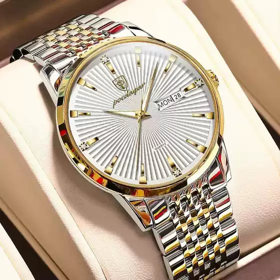 Swiss brand new waterproof luminous ultra-thin men's watch business Live broadcast foreign trade popular one-piece delivery