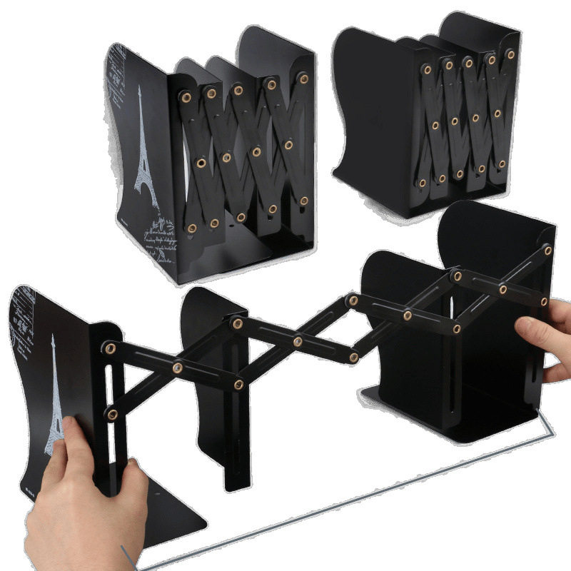 Bookend Retractable Book Stand Creative Ins Style Student Book Holder Book Support Book Foldableing Storage for High School Students