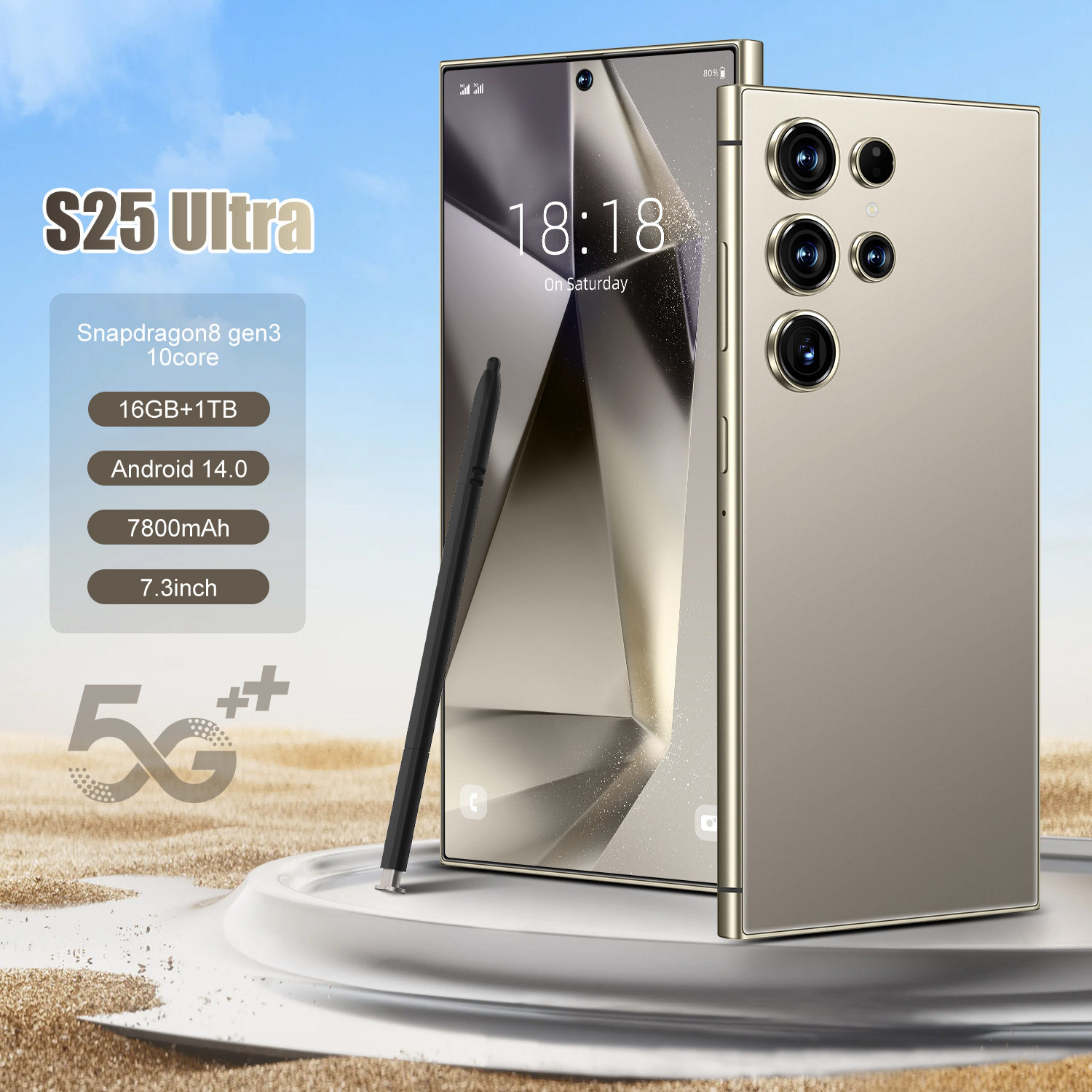 新款现货S25 Ultra跨境手机全球版4G16+1TB 高端6.8寸八核安卓14