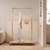 Aluminum Profile Marine Board Clothing Store Floor-Standing Ins Simple Movable Clothes Rack Coat Rack