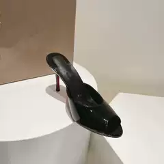 12cm Nude-Colored Red-Soled Stiletto High Heels, New Summer Style, Large Size Women's Shoes, Sexy and Elegant Runway Shoes