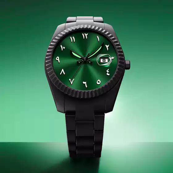Laojia Diary Watch Quartz Movement Diver's Dial Cross-Border Foreign Trade Manufacturer Supply Luminous Traveler Large Dial