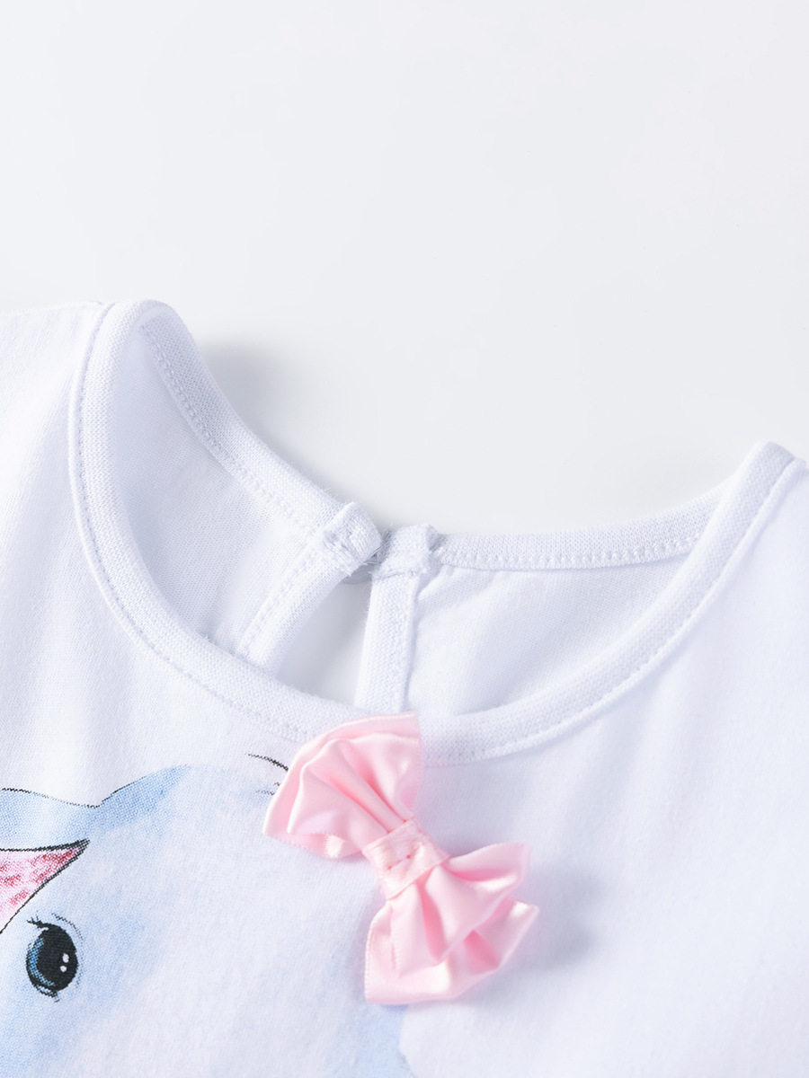 Cartoon Kids' Dress, Summer Cute Short-Sleeve Girls' Princess Dress