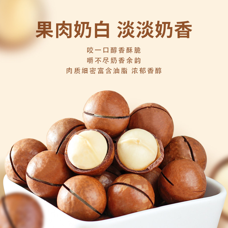 Wholesale of Large Granular Macadamia Nuts with Creamy Flavor in Bags, Hand-Peeled Thin-Skinned Walnut Macadamia Nuts