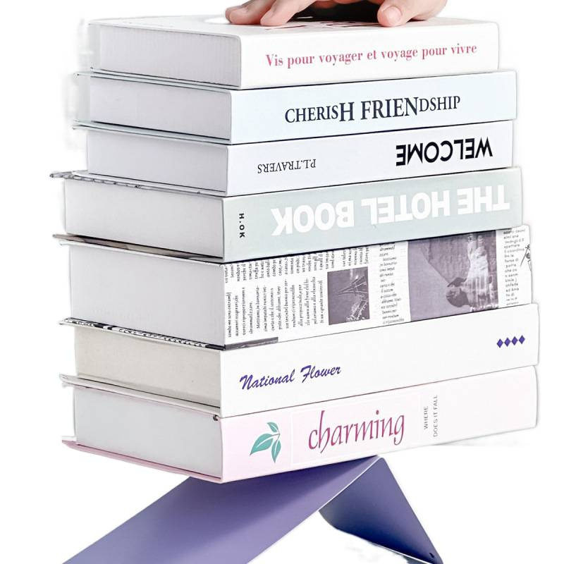 Metal Book Stand Simple Large Book Holder Bookend Student Use Telescopic Book Stand Desktop Storage Table Books