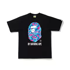 Cross-Border Japanese-Style Trendy Ape Casual Short-Sleeve Summer Printed Ape Men's and Women's Unisex Short-Sleeve T-Shirt Casual Fashion Top