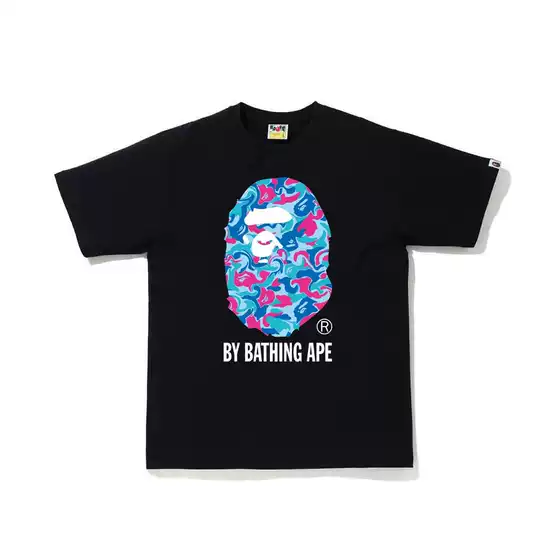 Cross-Border Japanese-Style Trendy Ape Casual Short-Sleeve Summer Printed Ape Men's and Women's Unisex Short-Sleeve T-Shirt Casual Fashion Top
