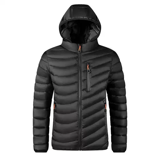 Cross-Border E-Commerce Cotton-Padded Jacket for Men, Large Size, Removable Hood, Autumn and Winter New Amazon Hooded Cotton-Padded Jacket, Men's Clothing