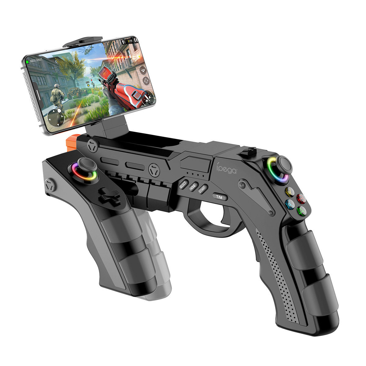 Ipega 9257 Bluetooth Game Controller Gun Android Ios Shooting Game Gun Suitable for Tv Set-Top Box Computer