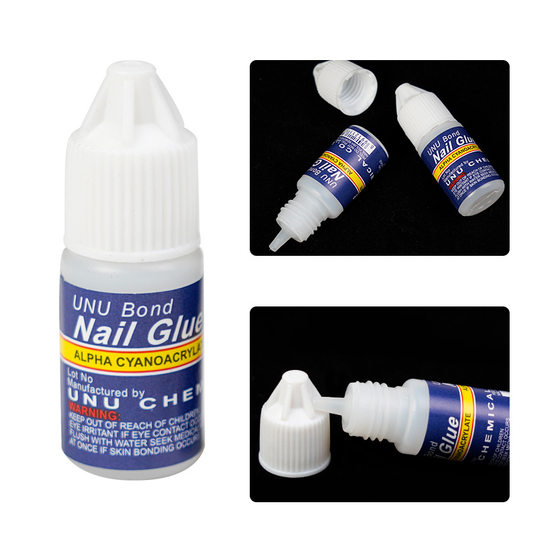 Zhifei Manicure Double Eyelid Jewelry Special Glue 3g Nail Glue Nail Stickers Diamond Nails Fake Nails Nail Art Glue