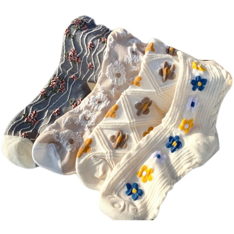 学生少女中筒袜春夏日系ins潮韩版泫雅风秋冬百搭休闲网红款学院