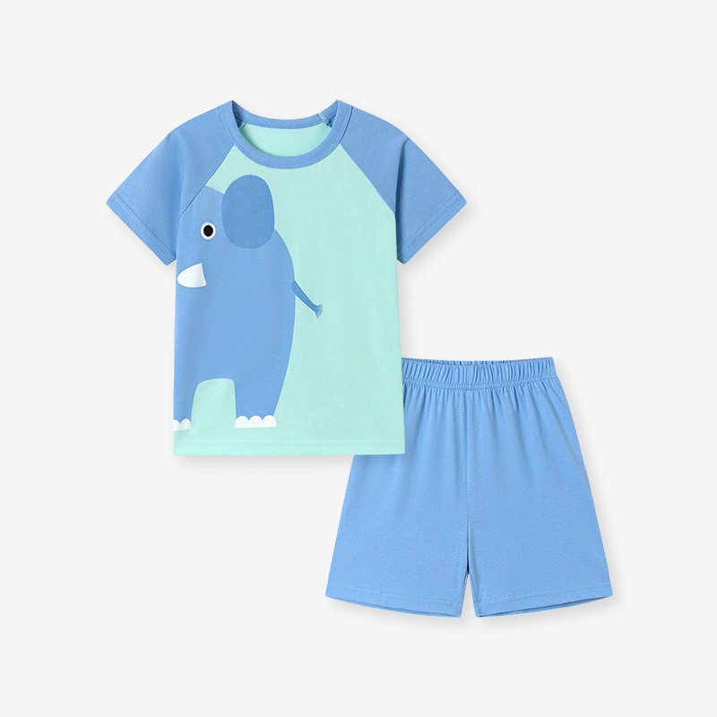 Summer Boys' Short-sleeve Set, [Style] Kids' 2-piece Outfit, Casual Baby Children's Clothing