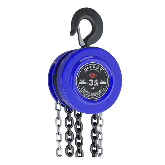 Hand chain block hsz inverted chain 1t2t3t5t100 tons 3 m 6m9 m round lifting chain hand chain block