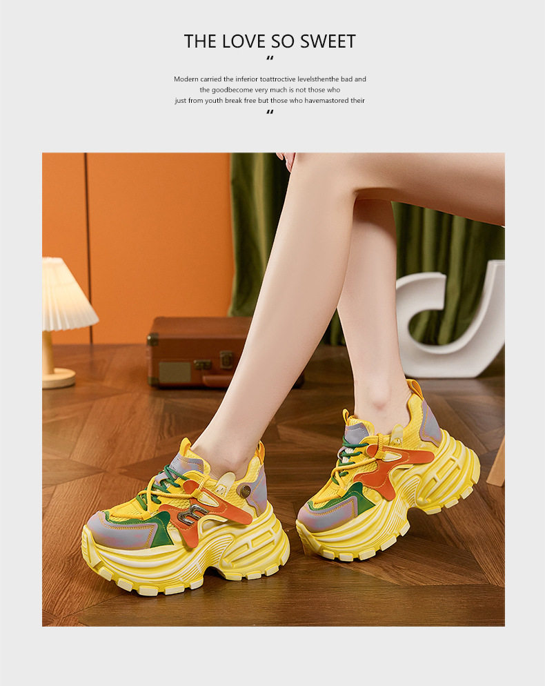 Giày sandal cao gót nữ hở mũi đế dày tăng chiều cao 2026 — Quả cầu, Xanh lá, Trắng chi tiết 15