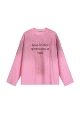 Rhinestone embellished dirty pink long sleeve