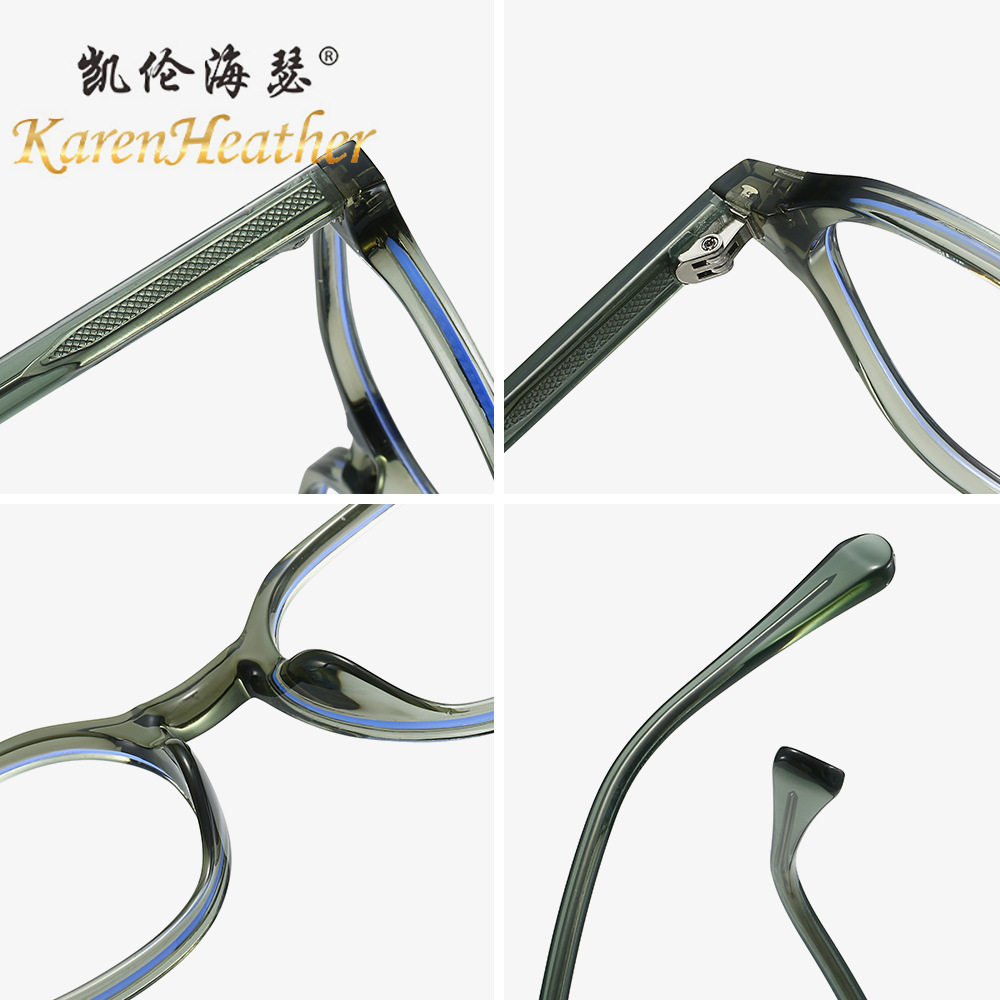 Retro Art Miding TR90 Glasses Frame 28002 Men's and Women's Myopia Can be Equiped with Plain Pin Anti-blue Glasses Tide