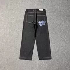 ADWYSD alwaydo what you hould do sun roll print base wash jeans