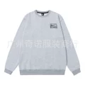 614 gray thin round neck