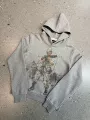 Military-style hoodie/grey