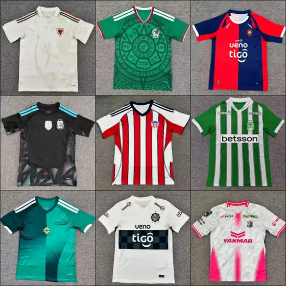 Wholesale 2627 World Cup Sweden Spain Germany Mexico Fan Club Match Replica Sports Short-Sleeve Shirts