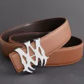 M silver buckle earthy yellow