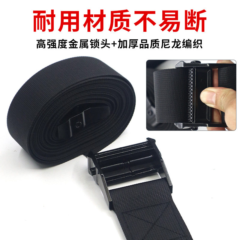 Zinc Alloy buckle cargo binding belt car cargo transport tensioner card board luggage box fixed logistics cable tie