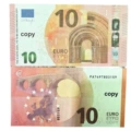 New euro-10 denomination, 100 pieces per pack