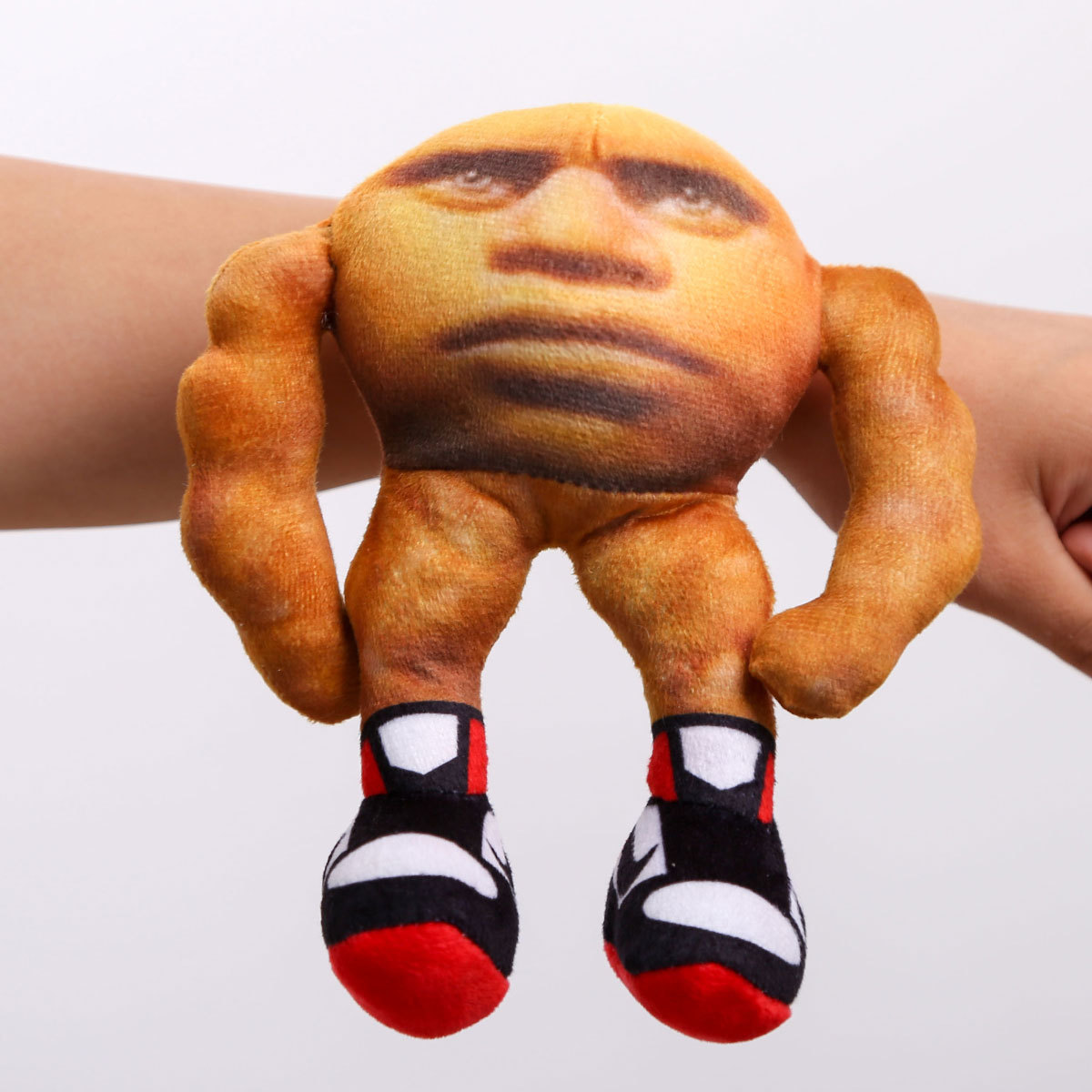 融合山海经啪啪圈手环毛绒玩具跨境木棍人玩偶公仔批发国外布娃娃