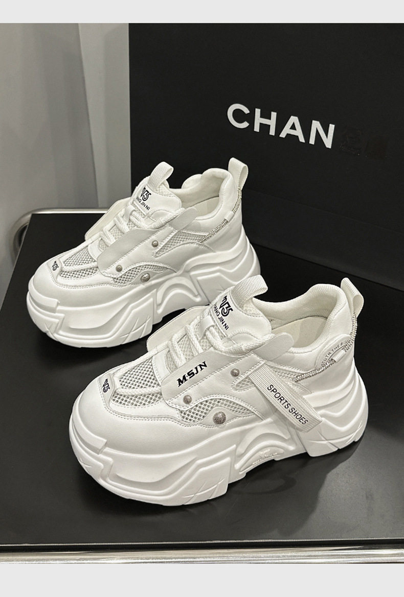 Giày sandal nữ gót thấp thanh lịch, mũi tròn, quai dây buộc, đế wedge PU, gót 6-8 cm — Xám bột, Trắng, Mơ chi tiết 12