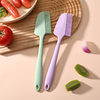 Silicone Scraper Oil Brush 2-in -1 High Temperature Resistant Baking Household Cake Cream Spatula Barbecue Brush Spatula