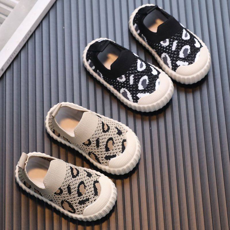 2024 Spring and Autumn New Children's Fly Knitted Shoes 1-35 Years Old Baby Soft Sole Shoes Boys and Girls Sports and Casual Shoes