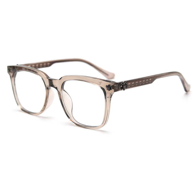 72318 new retro artistic myopia glasses frame men's and women's plain glasses frame can be equipped with degrees personalized large frame cover face