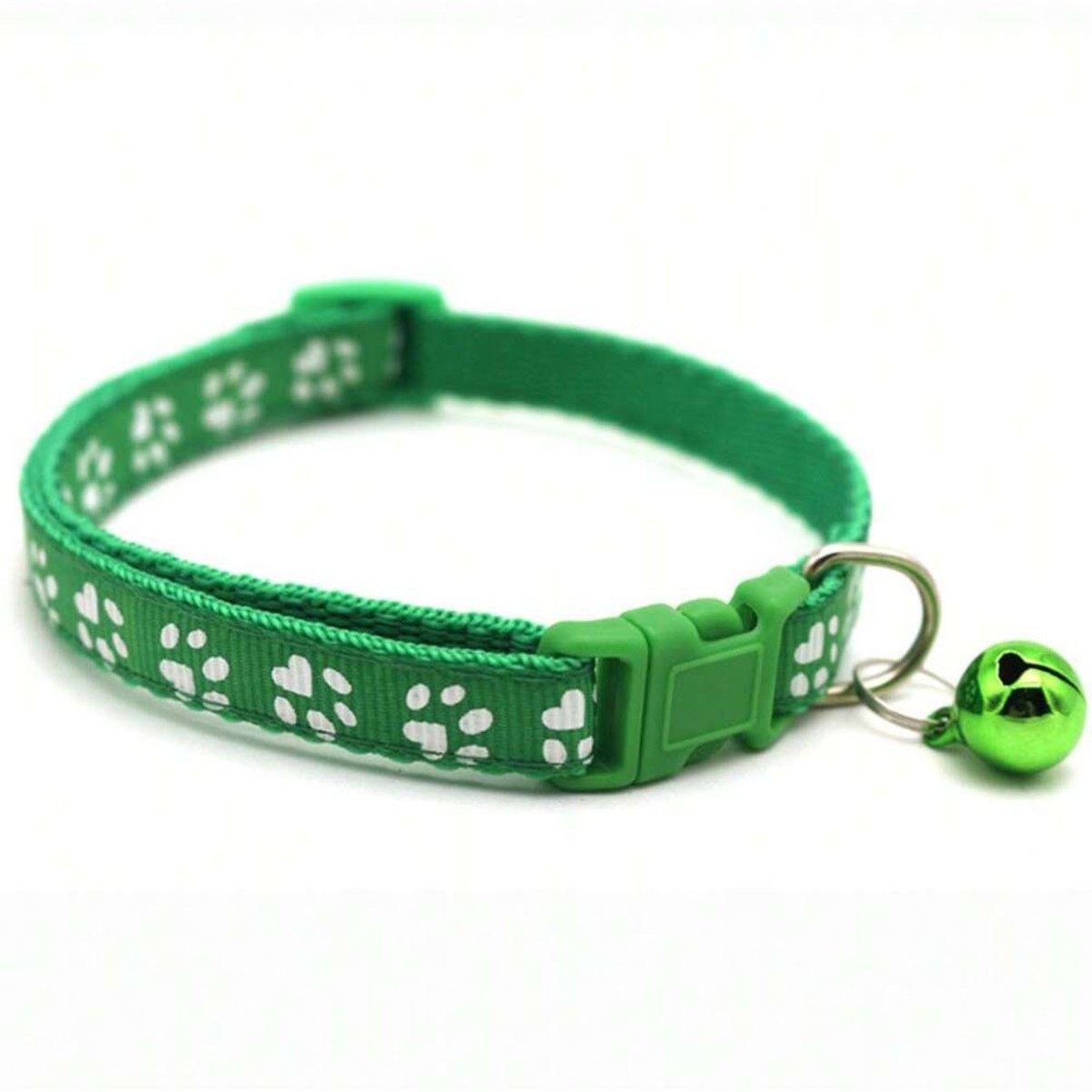 New pet leash pet color collar puppy cat pet leash collar cat print claw print collar