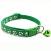 New pet leash pet color collar puppy cat pet leash collar cat print claw print collar