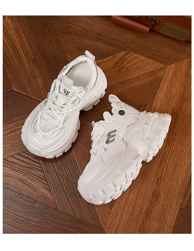 Giày sandal cao gót nữ hở mũi đế dày tăng chiều cao 2026 — Quả cầu, Xanh lá, Trắng chi tiết 22