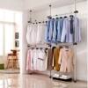 Floor-To-Ceiling Clothes Drying Rack, Easy to Store, Does Not Take up Space, Household Floor-Standing Bedroom, Punched Telescopic Balcony Clothes Hanging
