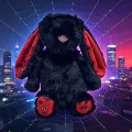 Black spider-man bonnie rabbit 31cm