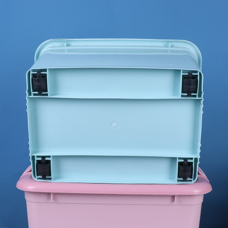 Storage Box Plastic Organizer Wheeled Storage Box Storage Box Toy Storage Box Clothing Storage Book Storage Box